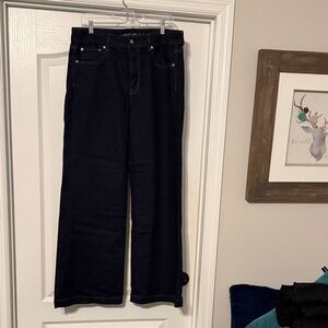 American Eagle Outfitters Women's Dark Wide Leg Jeans